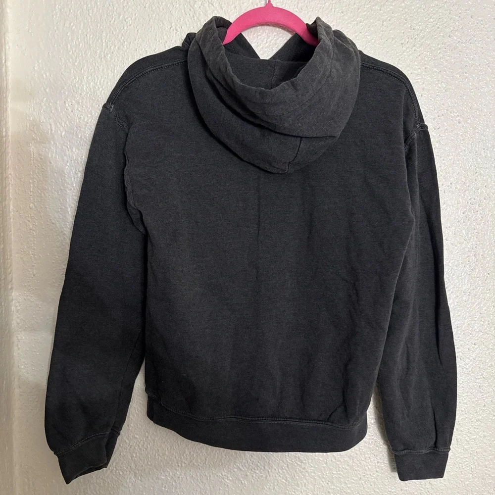 NWT NORDSTROM WU-TANG WOMEN’S PIGMENT BLACK GREY HOODIE SIZE SMALL